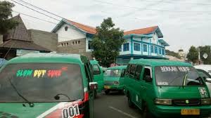 sopir angkot Garut Mogok operasi