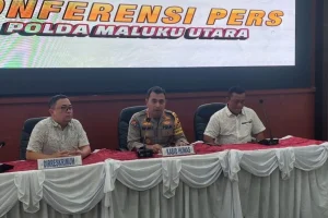 Terbakarnya Speedbboad Cagub Maluku Utara