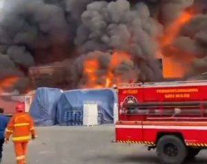 Kebakaran Terjadi di Area Pabrik Bekasi Utara