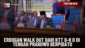 Erdogan Walk Out dari KTT D-8 D di Tengah Prabowo -Cover