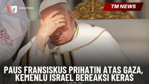 Paus Fransiskus Prihatin atas Gaza, Kemenlu Israel-Cover