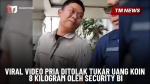 Viral Video Pria Ditolak Tukar Uang Koin 8 Kilogra-Cover