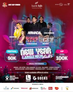 Rayakan Malam Tahun Baru 2025 di Astro Highland Ciater Nonton Armada dan Doel Sumbang