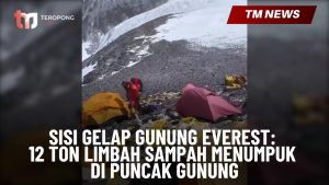 Sisi Gelap Gunung Everest 12 Ton Limbah Sampah Me-Cover