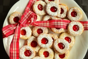 Almond Thumbprint Cookies