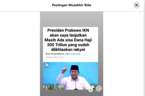 Prabowo Dana Haji IKN