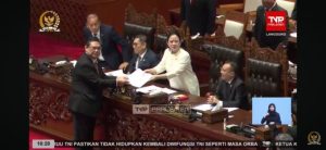 DPR Sahkan Revisi UU TNI Jadi Undang-Undang