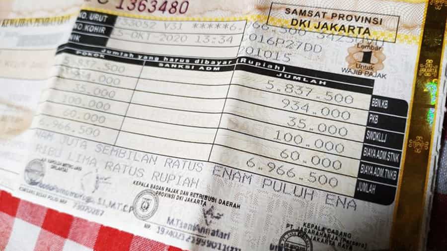 STNK mati 2 tahun