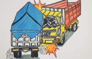Tabrakan truk tol cipali subang