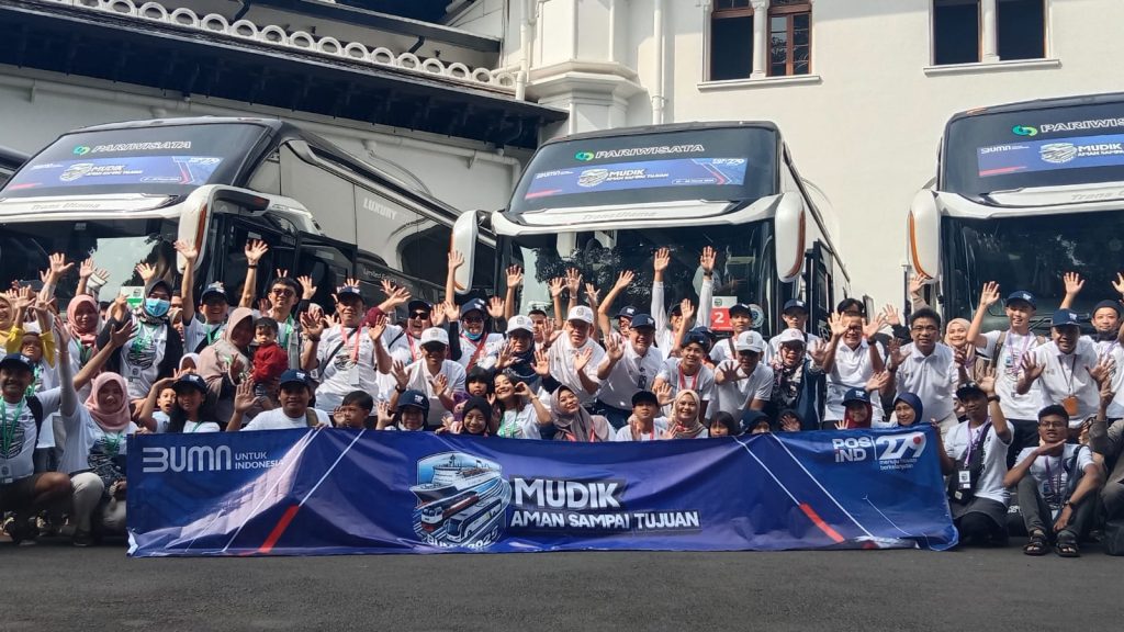 PosIND Berangkatkan 450 Pemudik dalam Mudik Aman Sampai Tujuan