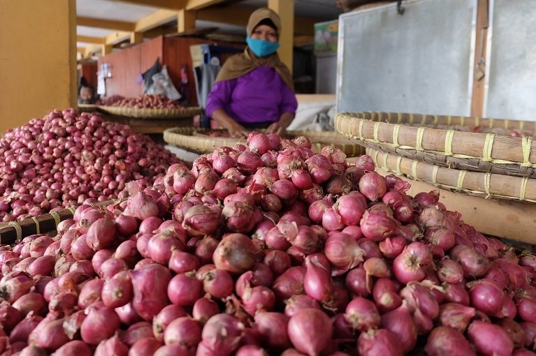 Harga Bawang Merah Melambung Lebihi HAP
