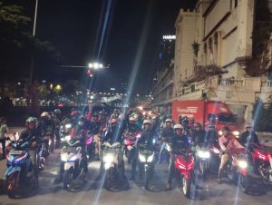 Ratusan motor konvoi