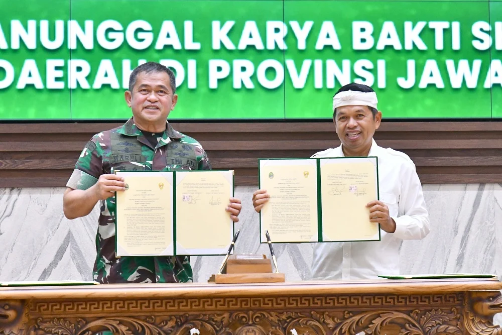 pemprov jabar gandeng TNI bangun infrastruktur