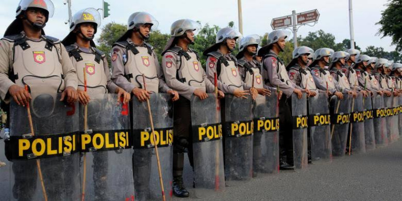 Amankan Demonstrasi Tolak UU TNI di Gedung DPR, Ribuan Personil Gabungan Diturunkan