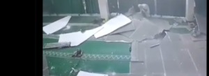 plafon masjid roboh