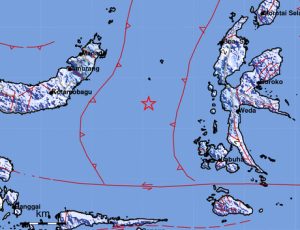 Gempa M 5,2 Guncang Ternate Maluku Utara