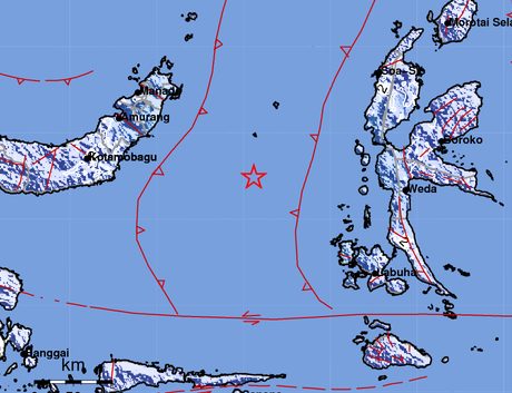 Gempa M 5,2 Guncang Ternate Maluku Utara