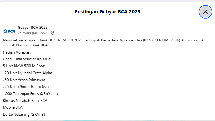 Gebyar BCA 2025