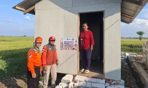 Hunian darurat korban angin puting beliung kabupaten Indramayu
