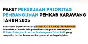 Paket Pekerjaan Pemkab Karawang 2025