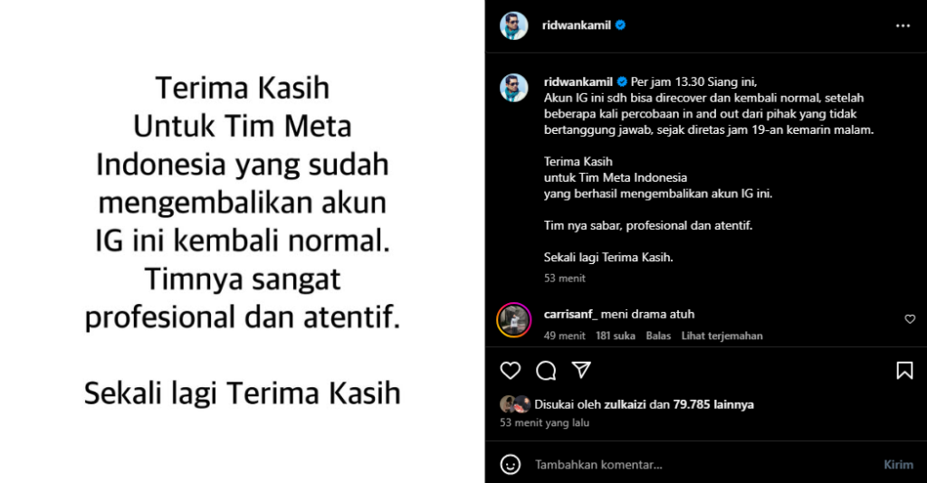 akun instagram RK