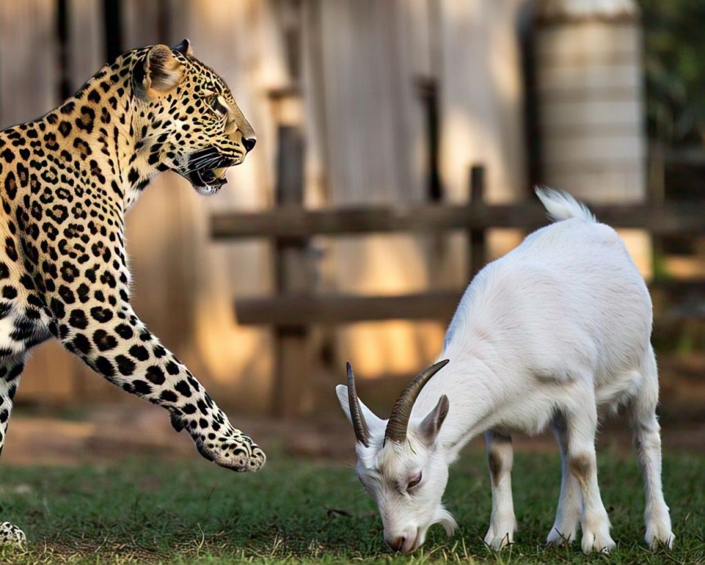 Dua Kambing Diterkam