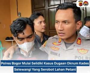 kades bogor serobot lahan petani
