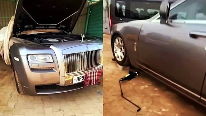 rolls-royce bengkel kecil