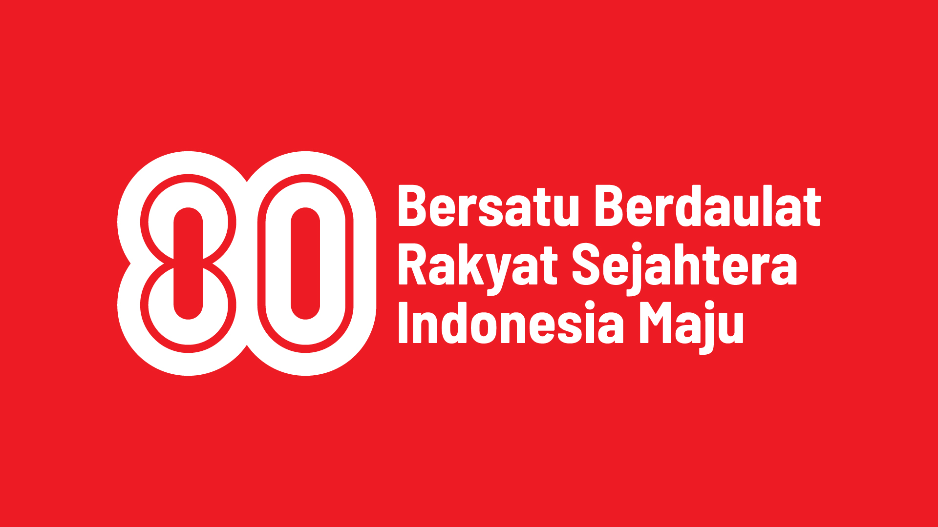 logo HUT ke-80
