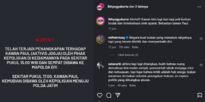 AKTIVIS jogja paul ditangkap polisi