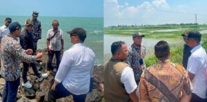 Abrasi pantai Eretan Indramayu (Dok BBWS Citarum)