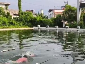 bahaya kesehatan Kolam renang KONI Manado ( Instagram @ragamsulut.id)