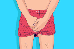 Wanita menyayat alat vital