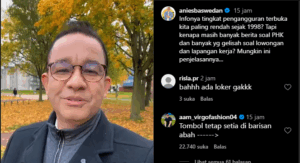 anies soroti pengangguran indonesia
