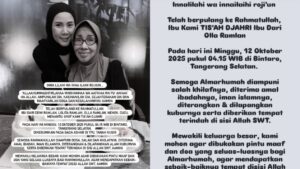 ibu olla ramlan meninggal dunia