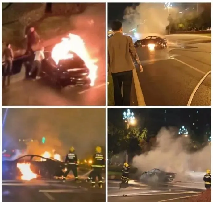 xiaomi su7 terbakar