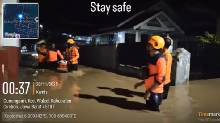 Banjir Cirebon (Instagram BPBD Kab Cirebon) jpg