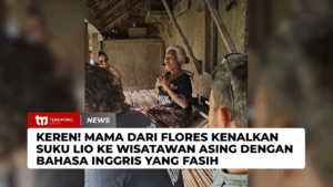 Keren! Mama dari Flores Kenalkan Suku Lio ke Wisatawan Asing dengan Bahasa Inggris yang Fasih