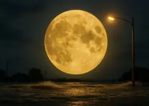 banjir rob supermoon