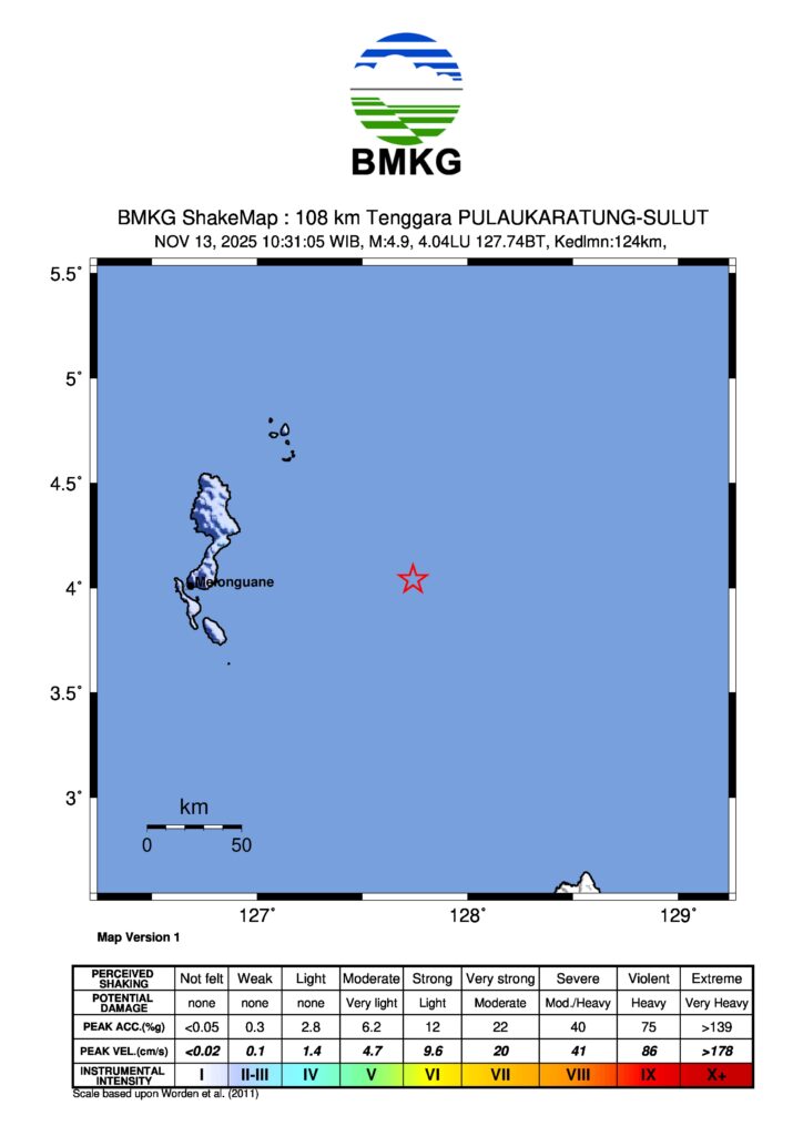 Gempa Tutuyan