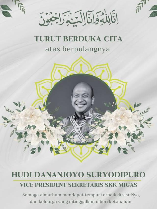 Hudi Dananjoyo Suryodipuro Meninggal