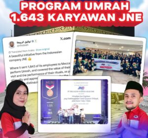 JNE Berangkatkan Umrah 1