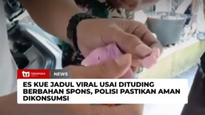 Es Kue Jadul Viral Usai Dituding Berbahan Spons, Polisi Pastikan Aman Dikonsumsi