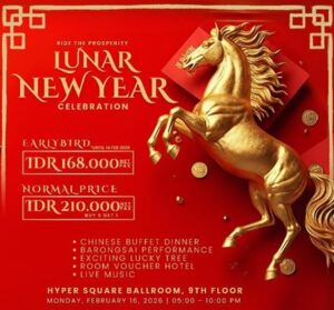 favehotel Hyper Square Bandung Angkat Imlek Dinner Bertema “Ride the Rosperity”