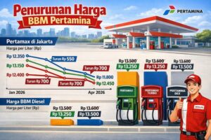 Harga BBM Nonsubsidi Turun di Awal Februari 2026, Pertamax Rp11