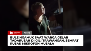 Bule Ngamuk Saat Warga Gelar Tadarusan di Gili Trawangan, Sempat Rusak Mikrofon Musala