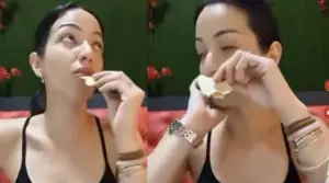 Nia Ramadhani mukbang