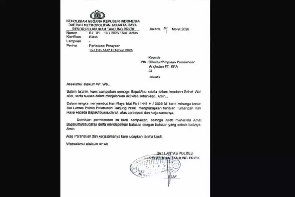 THR polres tanjung priok
