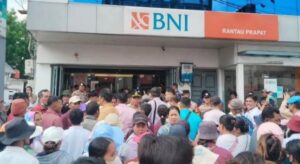 Dana Gereja Rp28,5 Miliar Diduga Raib, Ratusan Jemaat Geruduk Kantor BNI Rantau Prapat