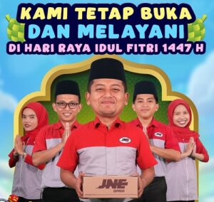 JNE Tetap Buka dan Melayani di Hari Raya Idul FItri 1447 H